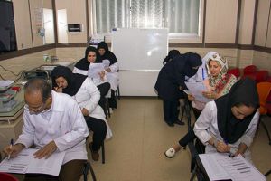 برگزاری آزمون تفسیر نوار قلب پرسنل واحد الکتروکاردیوگرافی: عکس شماره 6 / 8